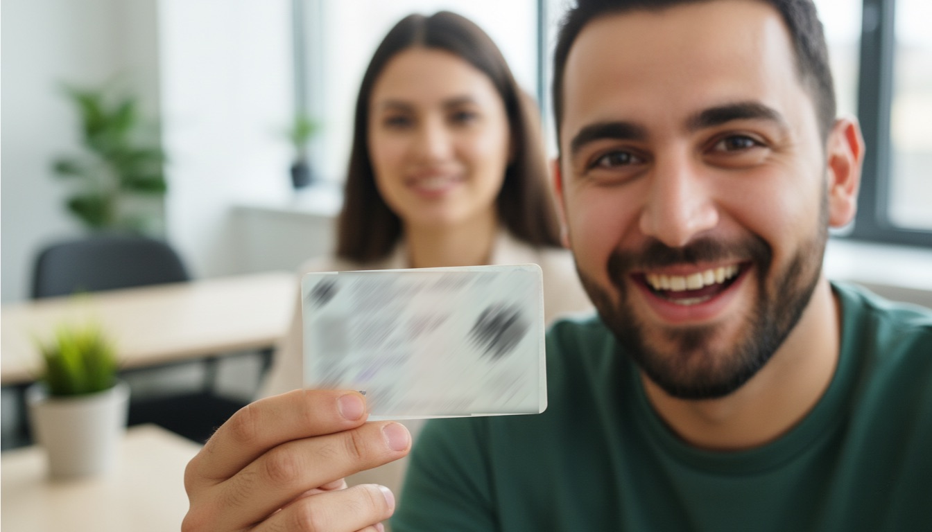 Mutlu müşterimiz vize belgesiyle